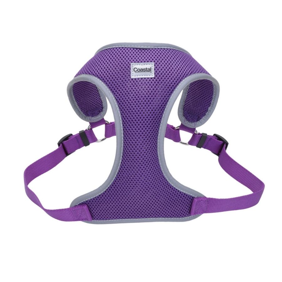 Arnés reflective wrap adjustable dog, purple